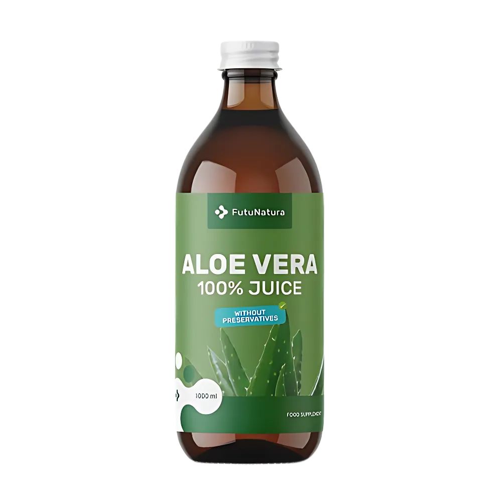 FutuNatura | 100 % Aloe vera Saft für Magen und Verdauung
