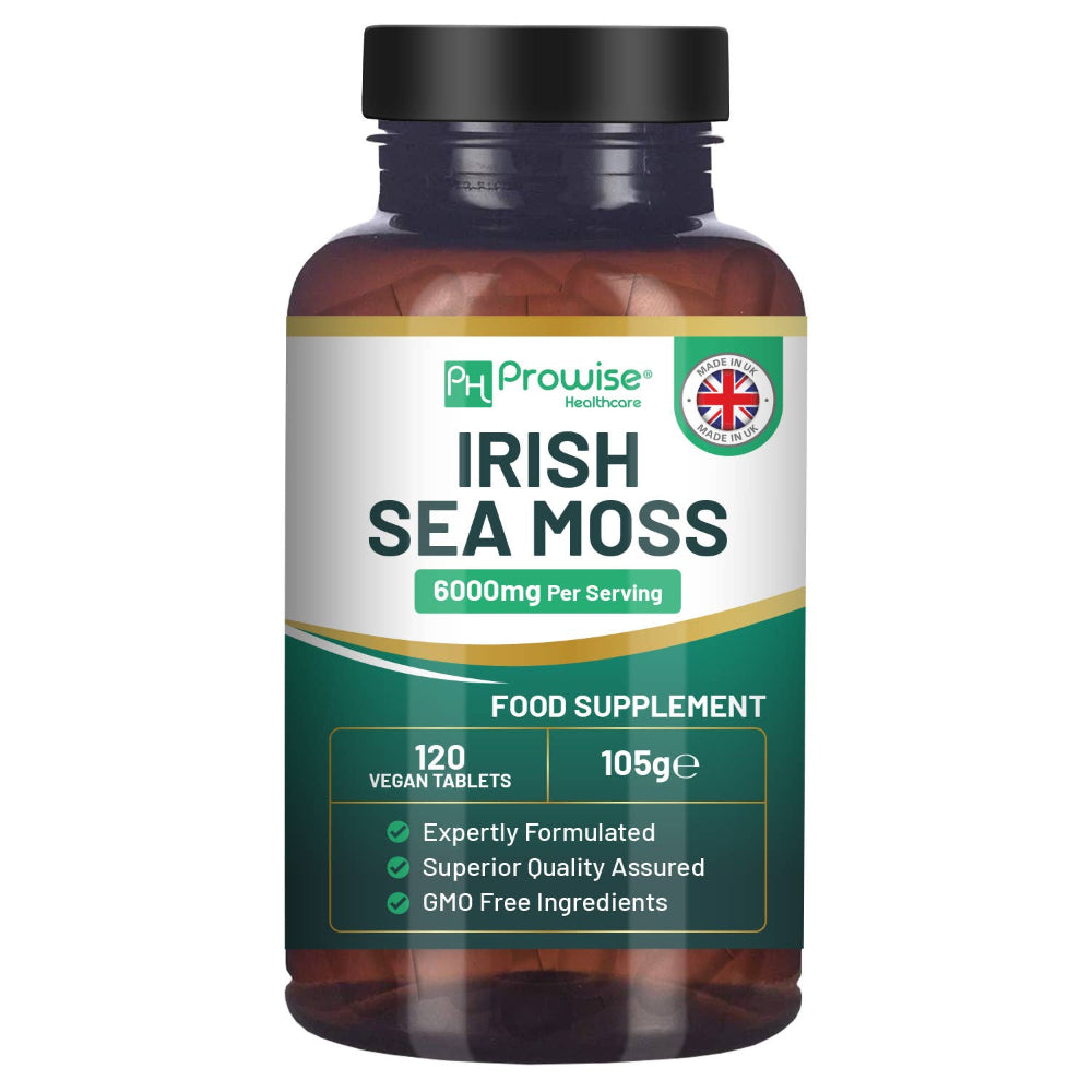 Prowise Healthcare Irische Meeresmoos Tabletten Hochdosiert 6000 mg · 120 Tabletten
