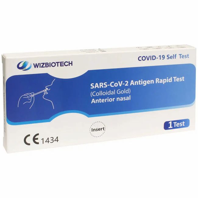 WizBiotech COVID-19 Antigen Corona Schnelltest + Gratis NANOVIO FFP2