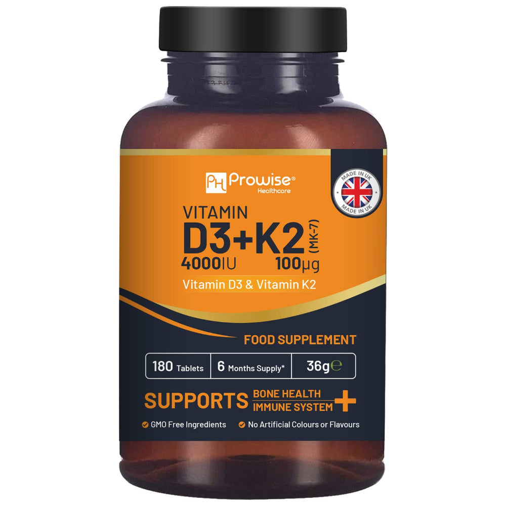 Prowise Healthcare Vitamin D3 4000 IE & K2 MK7 100 µg · 180 Vegetarische Tabletten