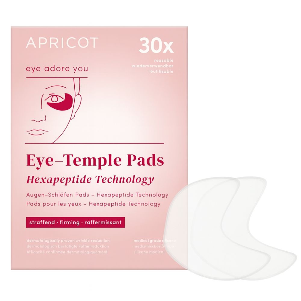 APRICOT | Wiederverwendbare Augen-Schläfen Pads mit Hexapeptid - 30 Behandlungen