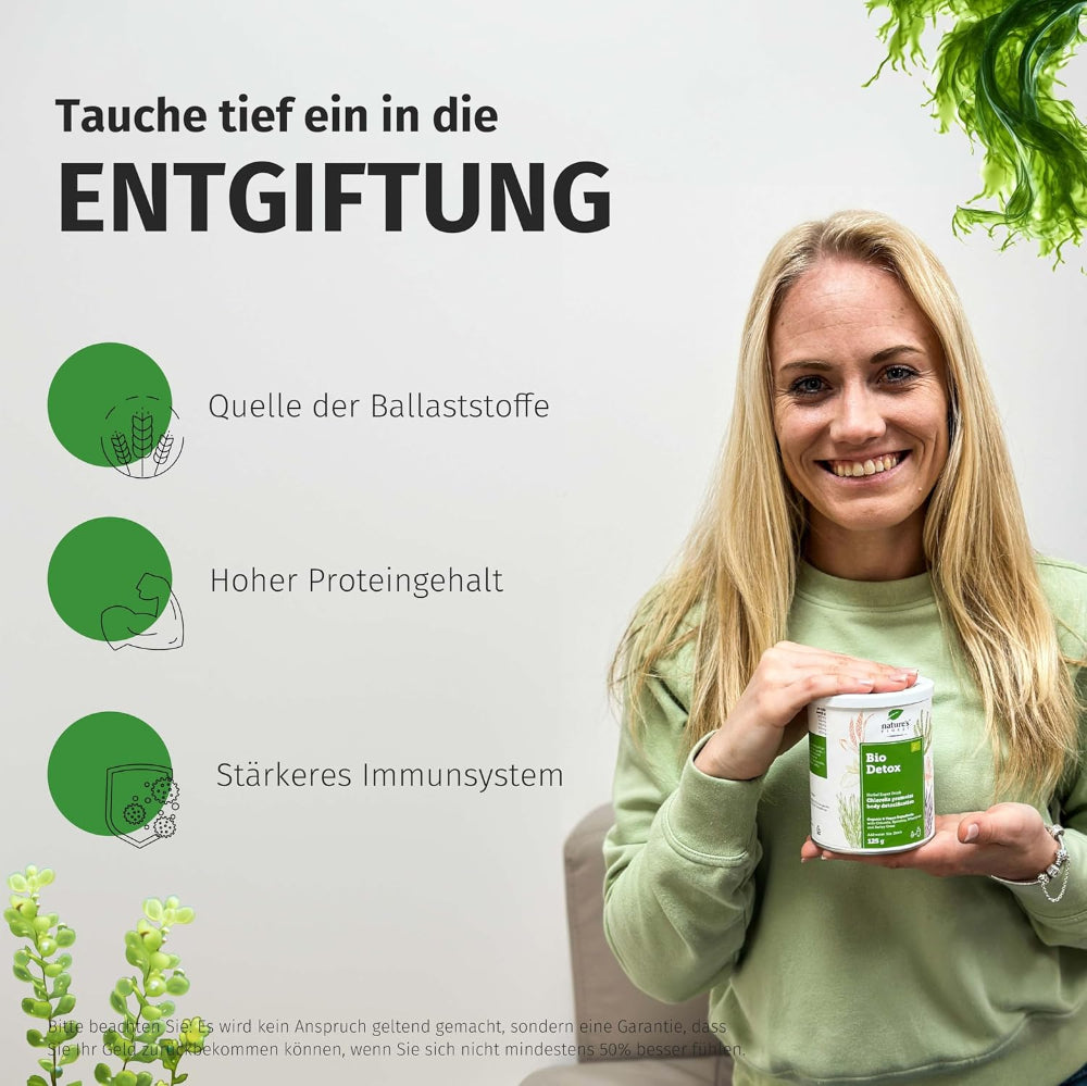 Nature's Finest | Bio Detox Mix - Superfood Mixpulver zur Entgiftung des Körpers