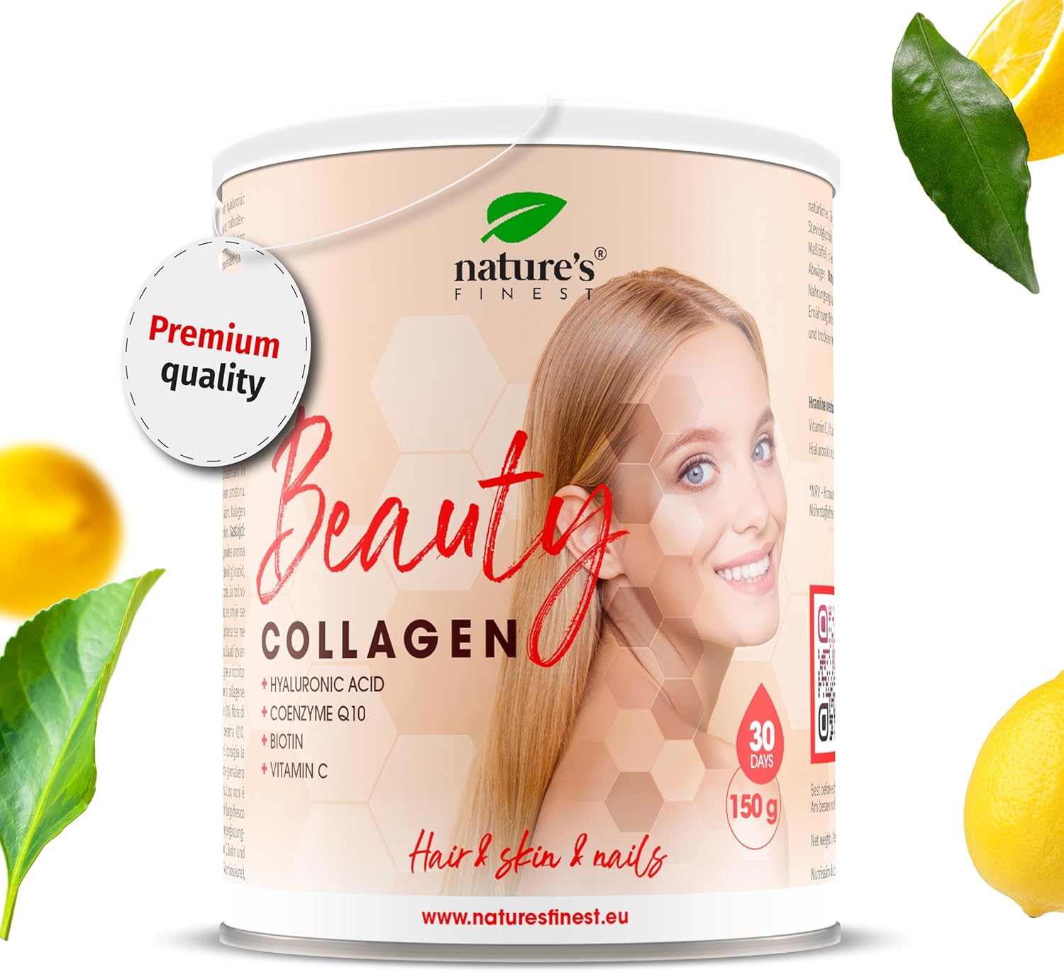 Nature's Finest | Beauty Collagen mit Hyaluronsäure und Coenzym Q10