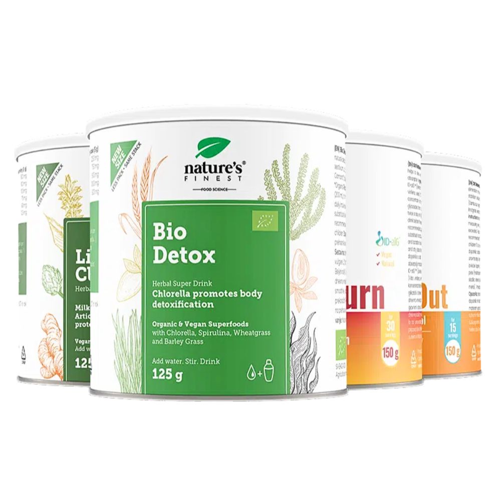 Nature's Finest Belly Burner 4 in 1 Paket · Netto 550 g für 55 tage