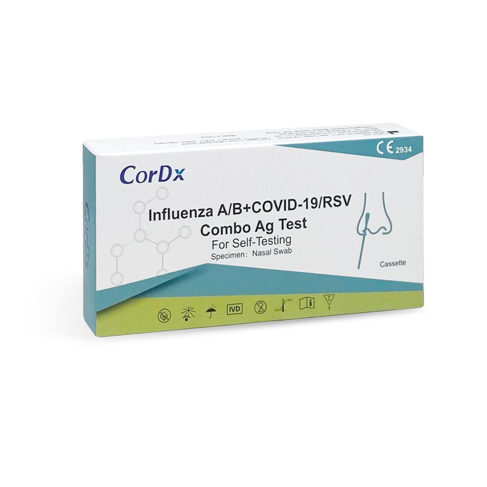 CorDx Combo-Selbsttest 4in1 SARS-CoV-2, Influenza A/B & RSV