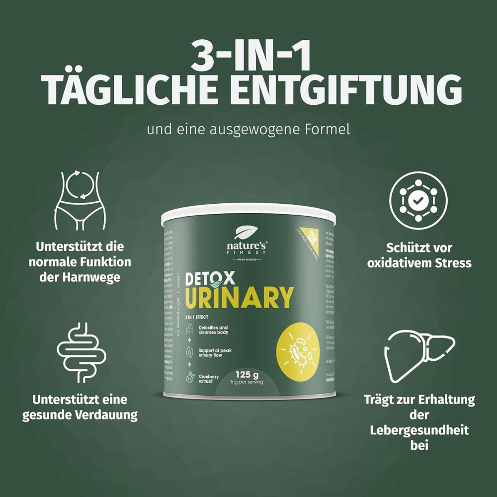 Nature's Finest I Detox Urinary für entgiftung von Harnwege