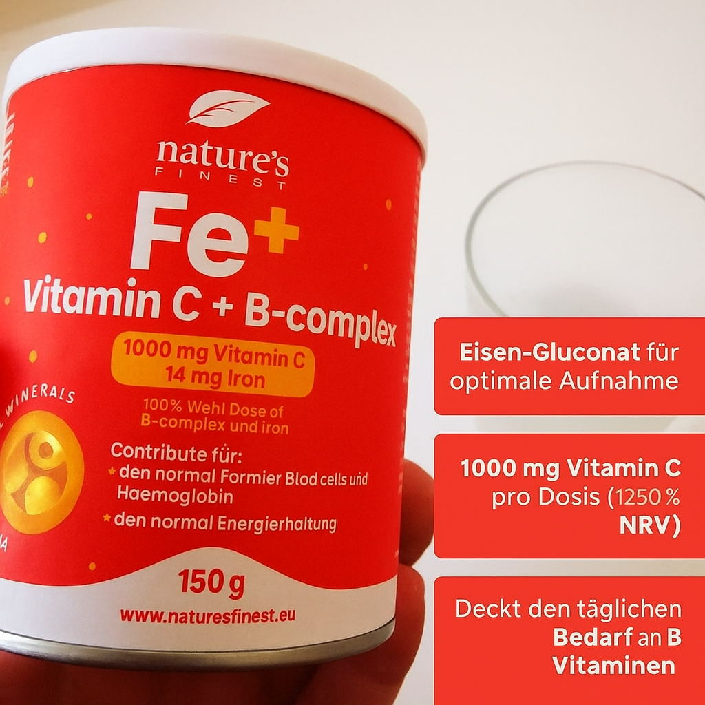 Nature's Finest I Eisen + Vitamin C + B-Komplex