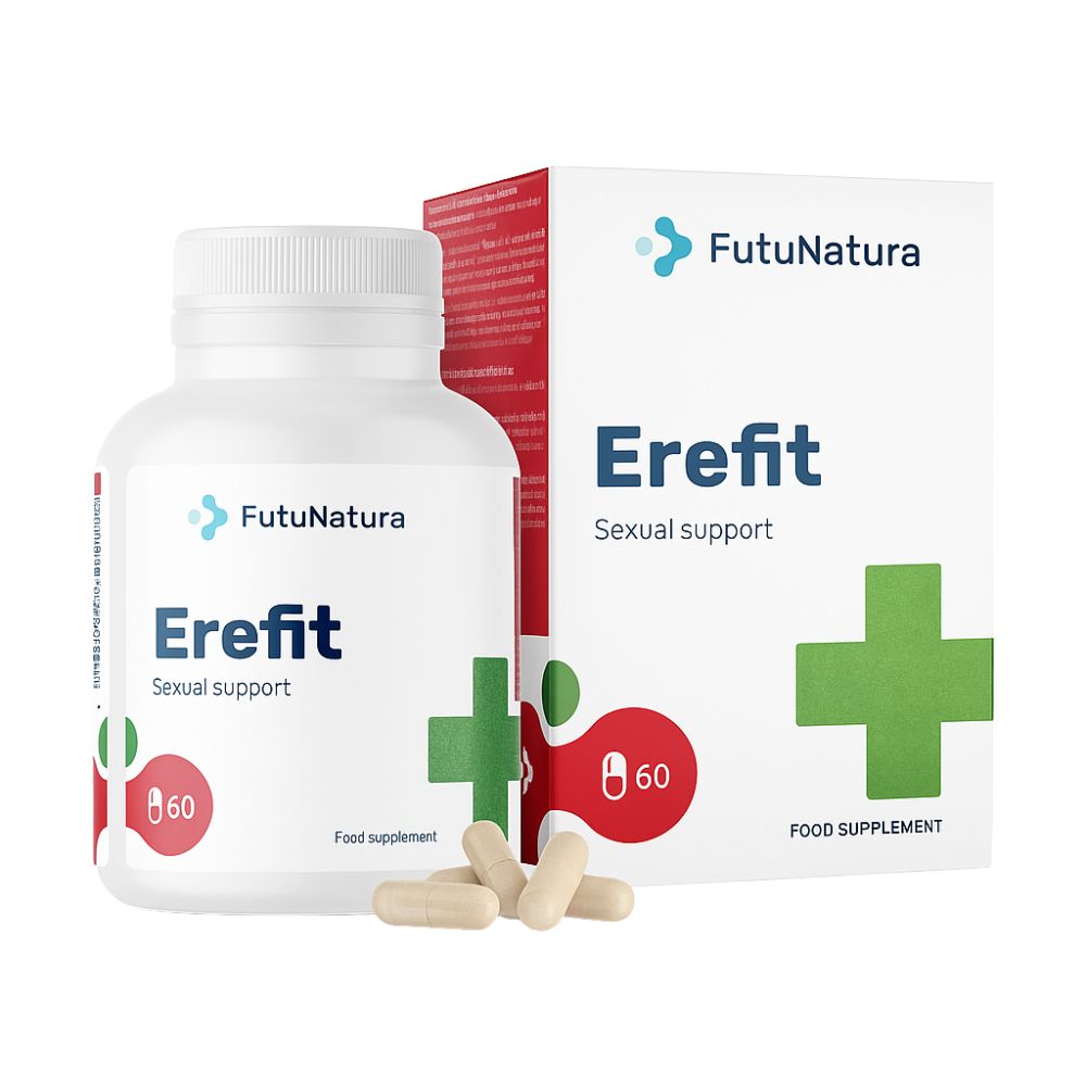 FutuNatura | Erefit Sexual Support für Libido und Erektion - 60 Kapseln