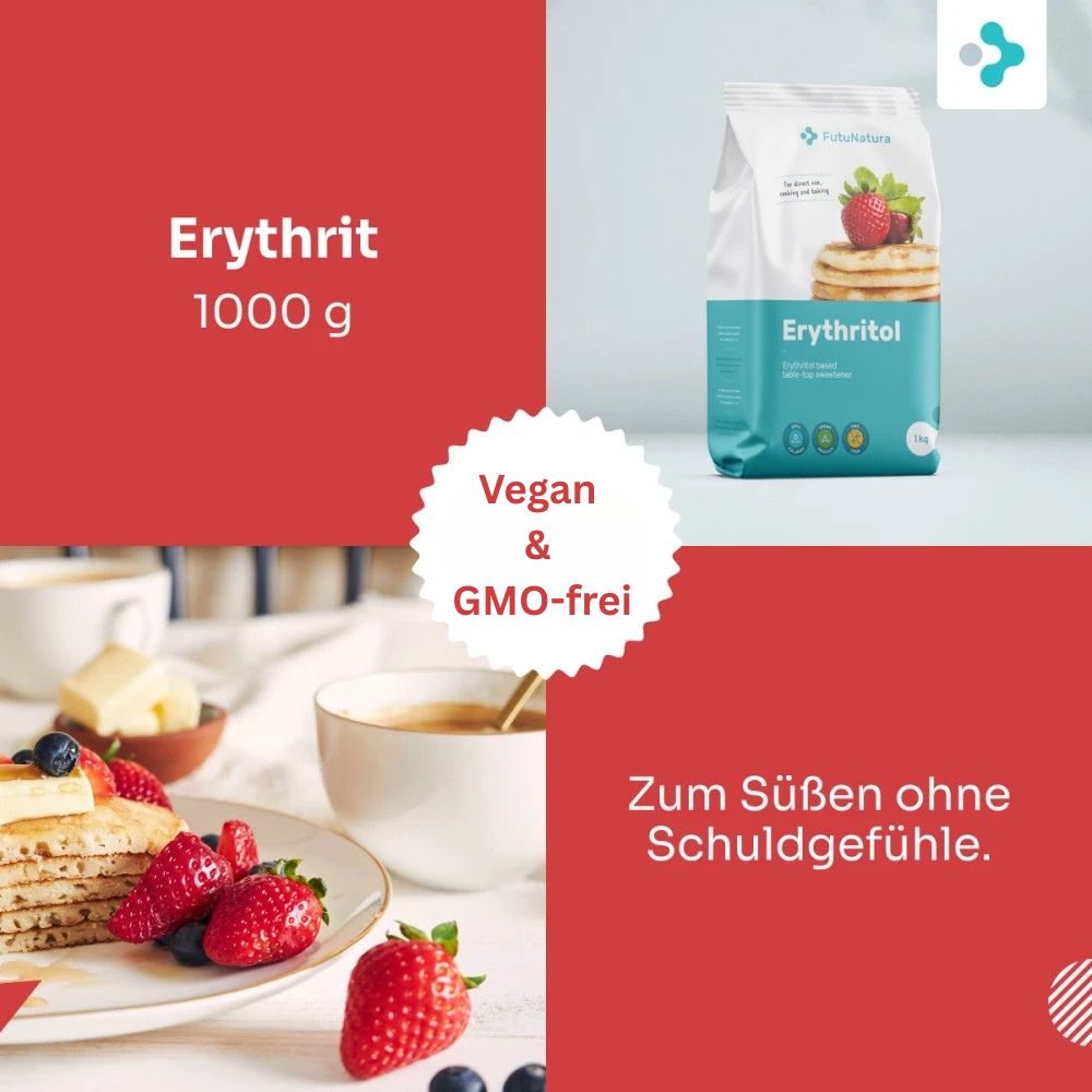 FutuNatura | Erythrit - natürliches Süßungsmittel - 1 Kg