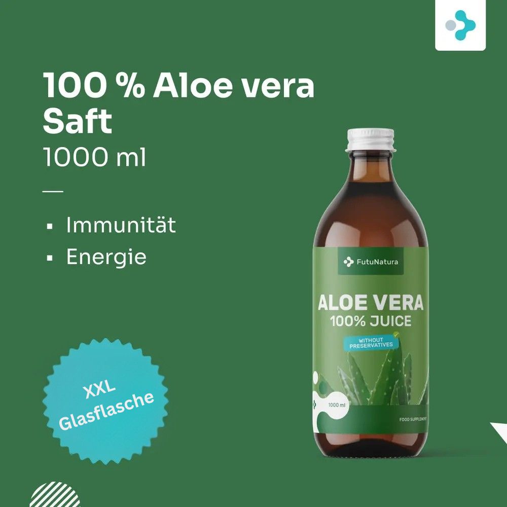 FutuNatura | 100 % Aloe vera Saft für Magen und Verdauung