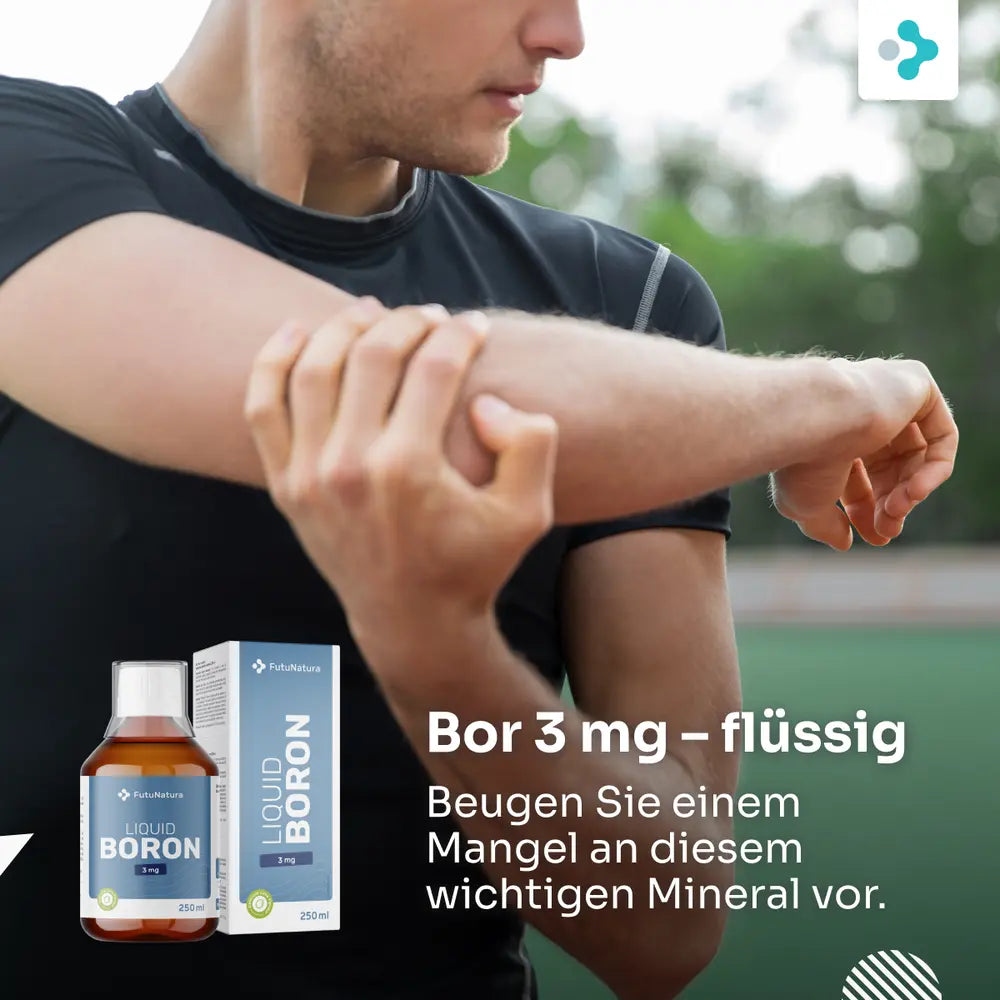 FutuNatura | Bor 3 mg – Unterstützung für den Körper - flüssig - 250 ml