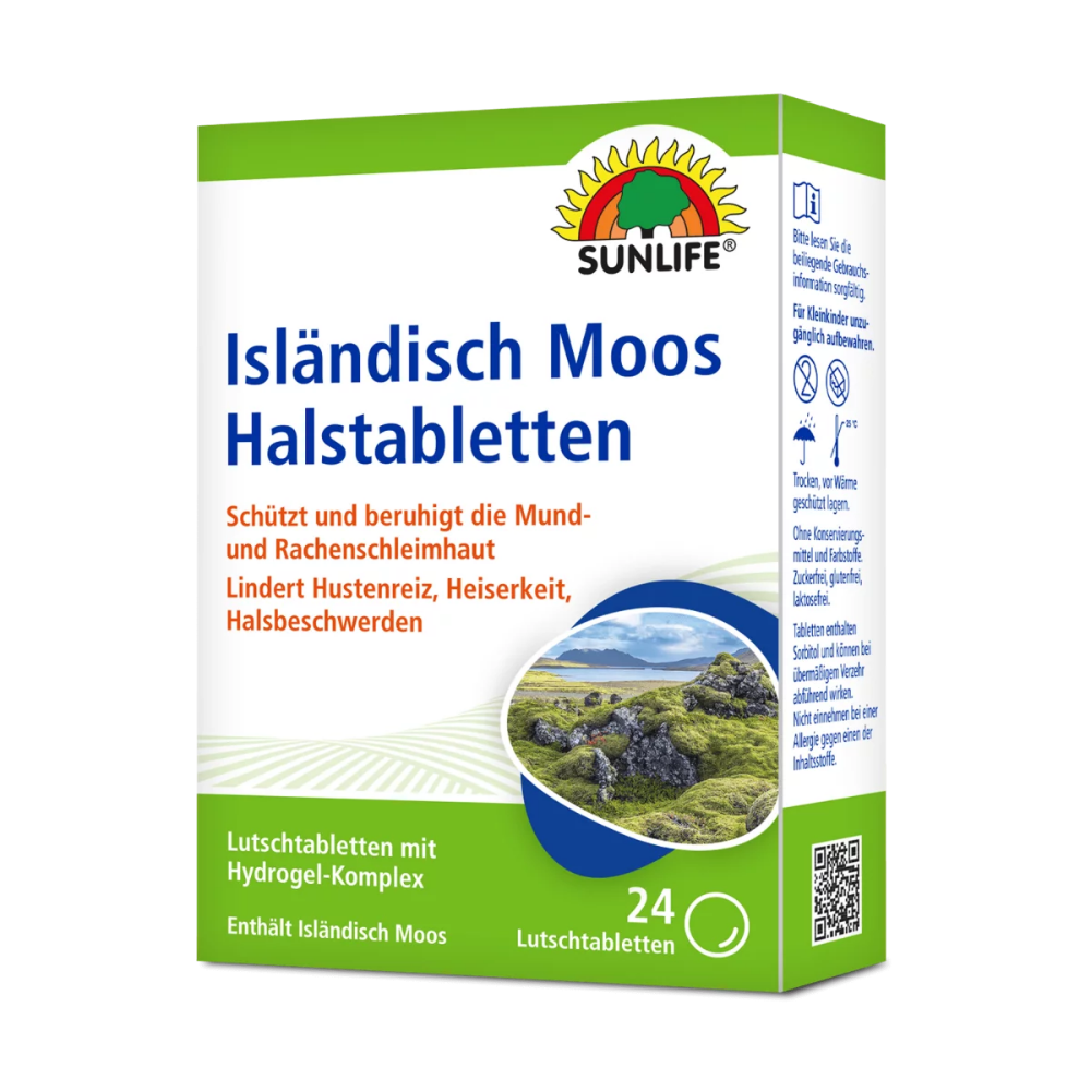 moos aufbewahren Sunlife | Halstabletten Isländisch Moos