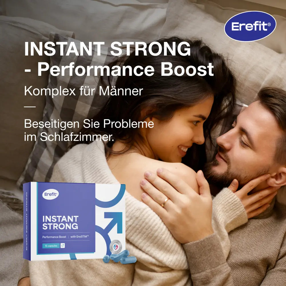 Erefit | INSTANT STRONG – Performance Boost, Komplex für Männer - 15 Kapseln