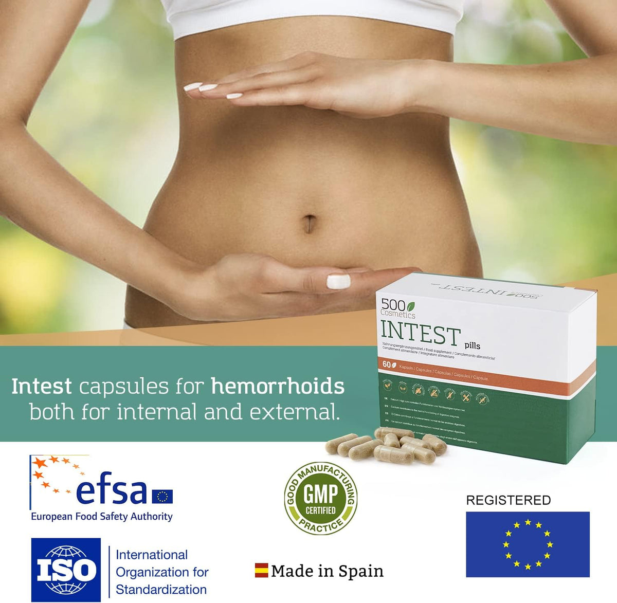 500Cosmetics | Intest Pills - zur Vorbeugung und Vermeidung von Hämorrhoiden