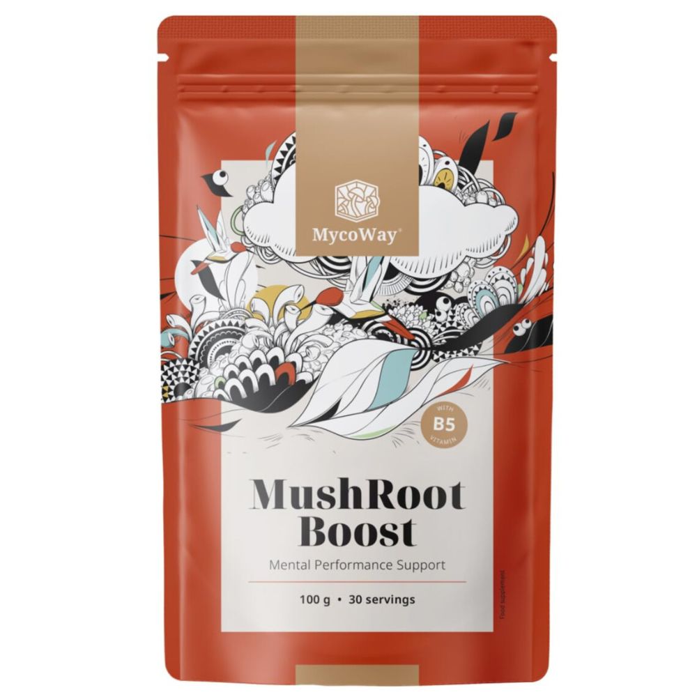 MycoWay | MushRoot Boost - Getränk für geistige Leistungsfähigkeit - 100g