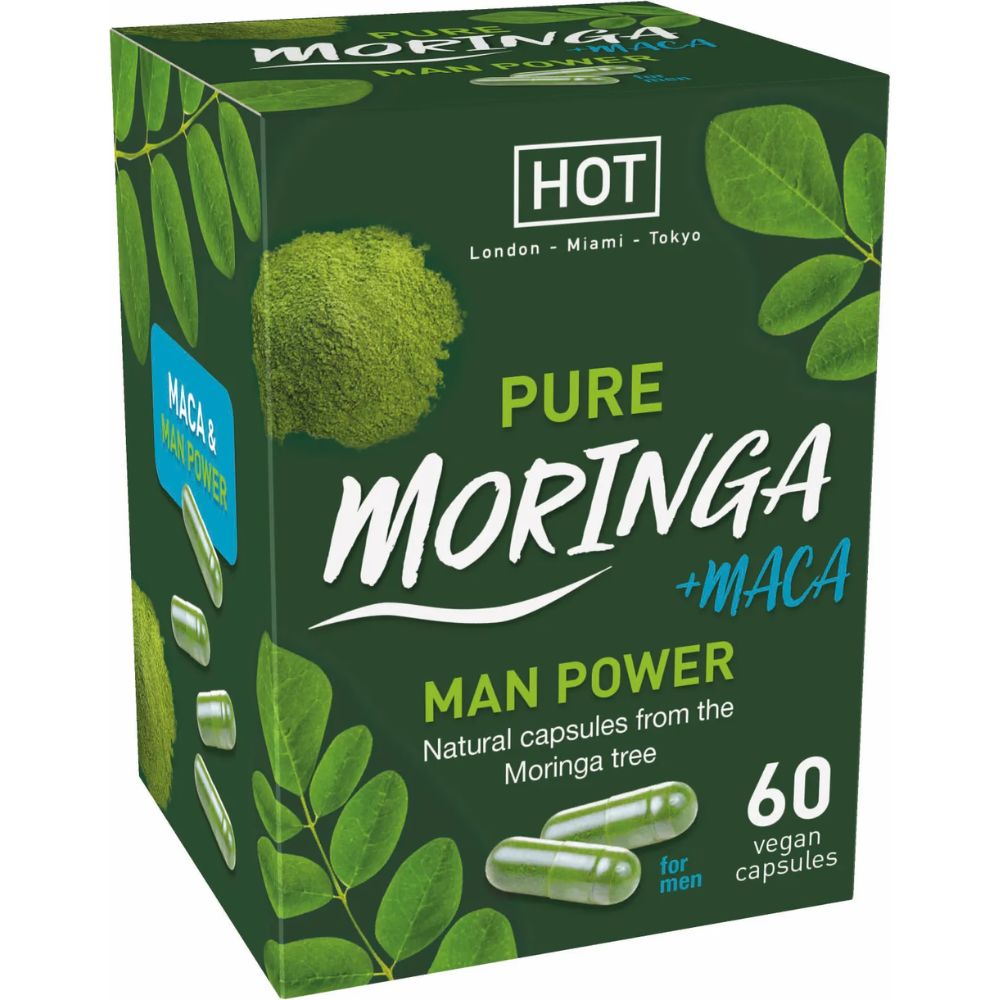HOT | Moringa Man Power mit Maca und L-Arginin - Lustverstärker ohne Chemie