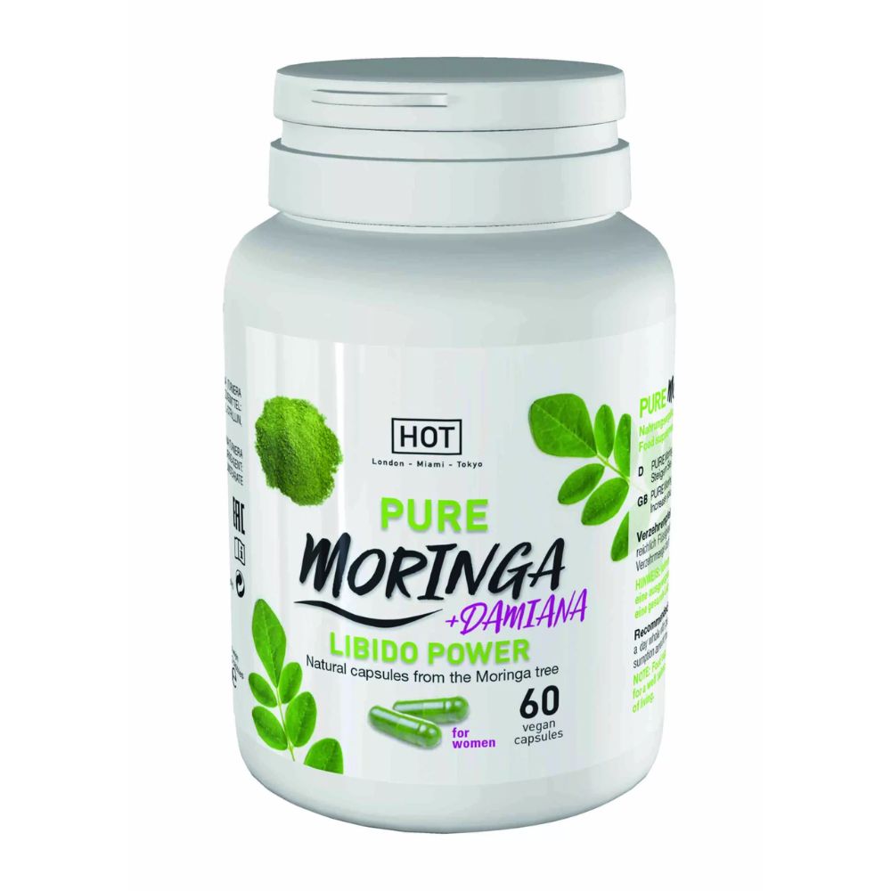 HOT | Moringa Woman Power mit Damiana - natürliches Aphrodisiakum & Lustverstärker