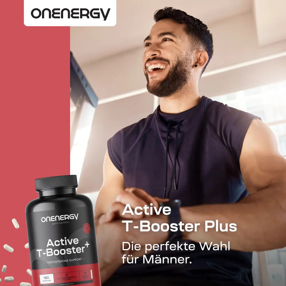 OnEnergy | Active T-Booster Plus – Komplex für Männer - 180 Kapseln