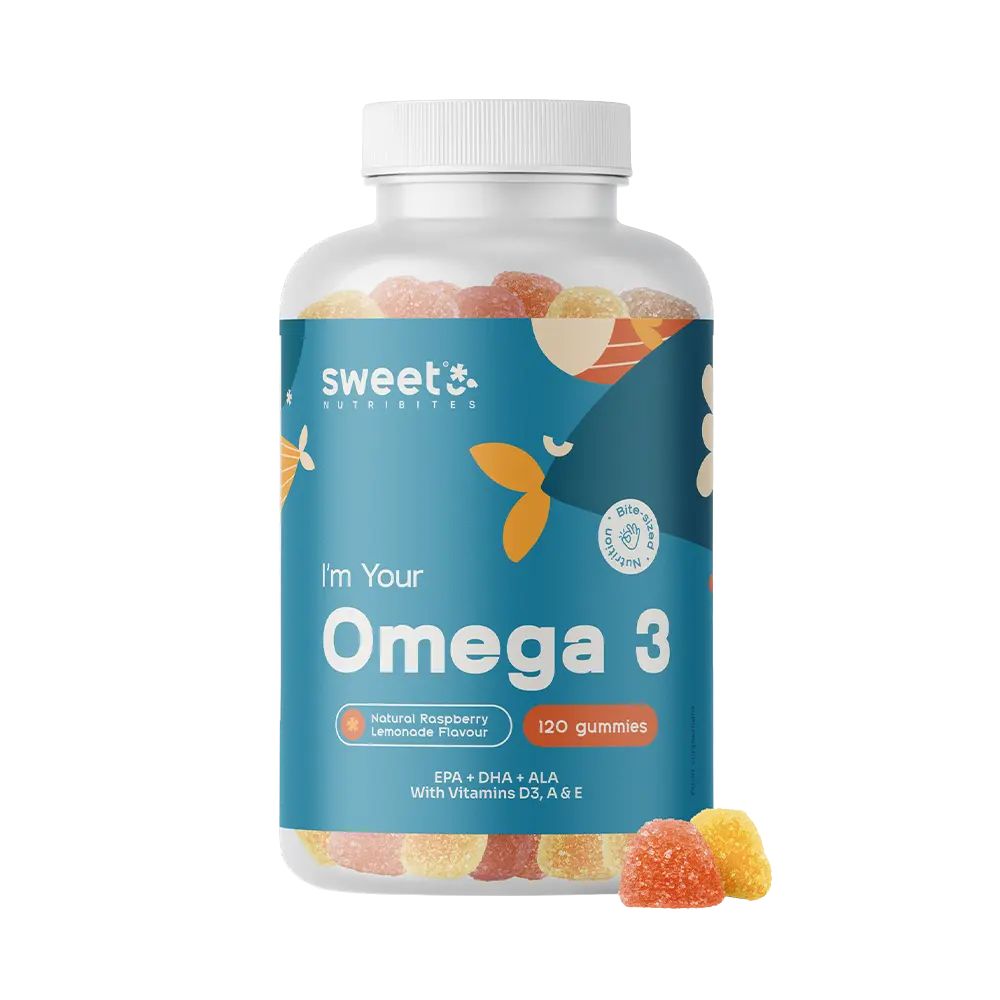 Sweet Nutribites | Omega-3 Gummibonbons - 120 Stück XL