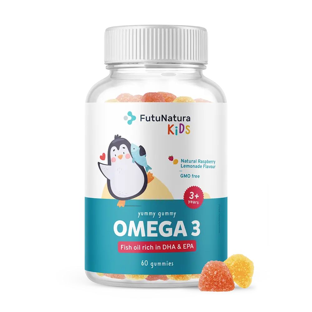 FutuNatura | Omega-3 Gummies für Kinder – zur Unterstützung des Gehirns und der Sehkraft