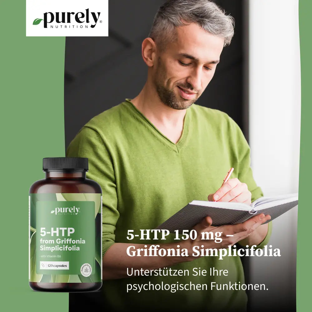Purely | 5-HTP 150 mg – Griffonia simplicifolia - 120 Kapseln