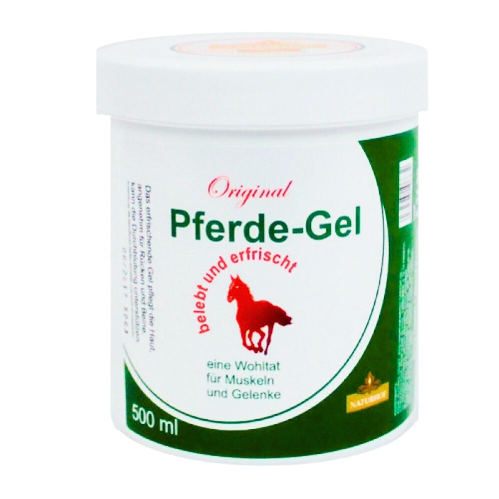 Naturhof Pferde-Gel für Muskeln, Gelenke, Rücken und Beine · 500ml