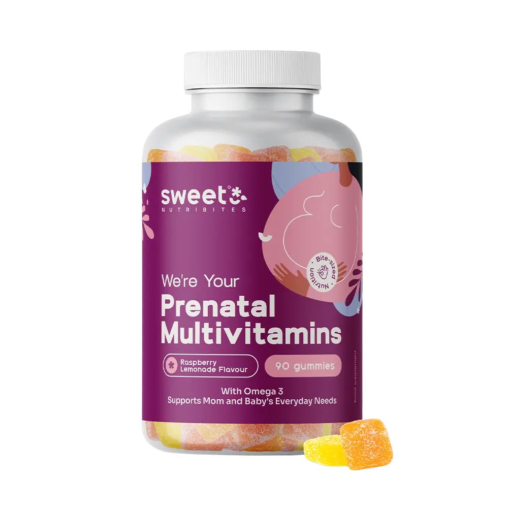 Sweet Nutribites | Pränatale Multivitamine mit Omega-3 - 90 Gummibonbons