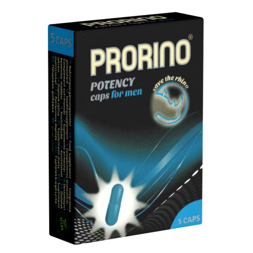 HOT | Prorino Potency Caps for men - unterstützt Vitalität und sexuelle Ausdauer - 5 Stück