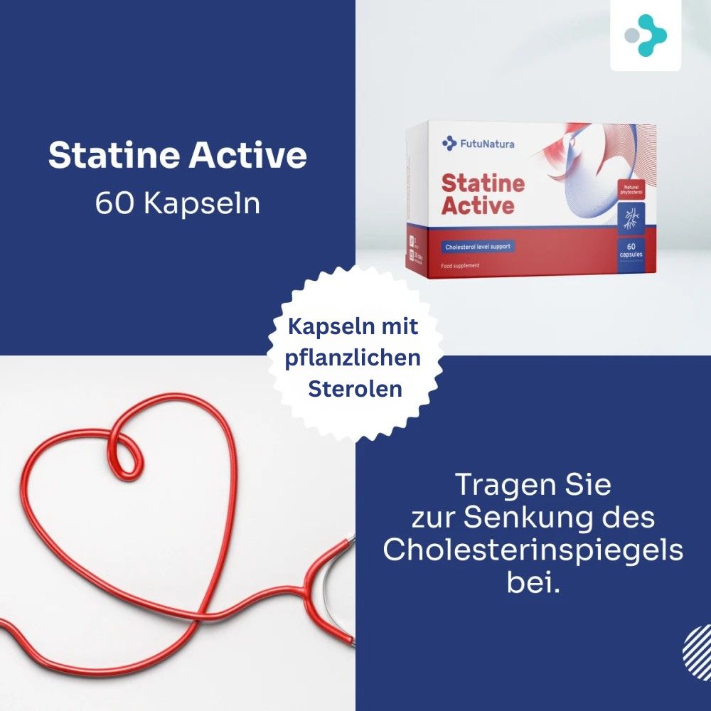 FutuNatura | Statine Active für Cholesterinspiegel im Blut - 60 Kapseln