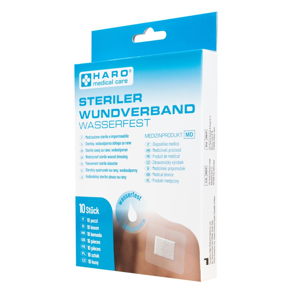 Haro | Steriler Wundverband wasserfest - 10 Stück