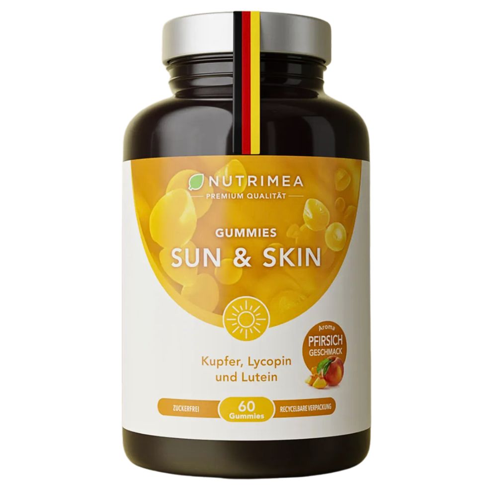 Nutrimea | Sun & Skin für schöne Bräune & Hautschutz - 60 Gummies