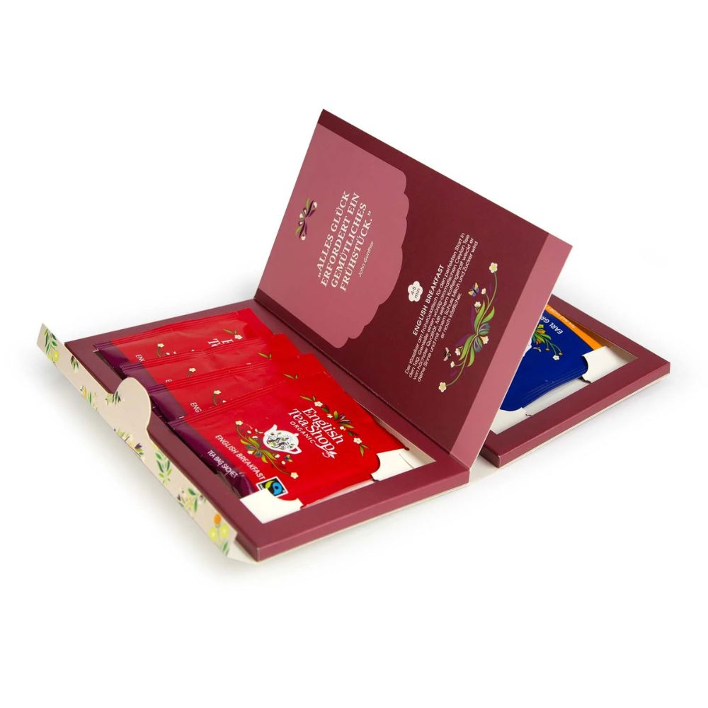 English Tea Shop | Tee Geschenk "Breakfast at Teafunny" Tee-Poesie - 8 Teebeutel