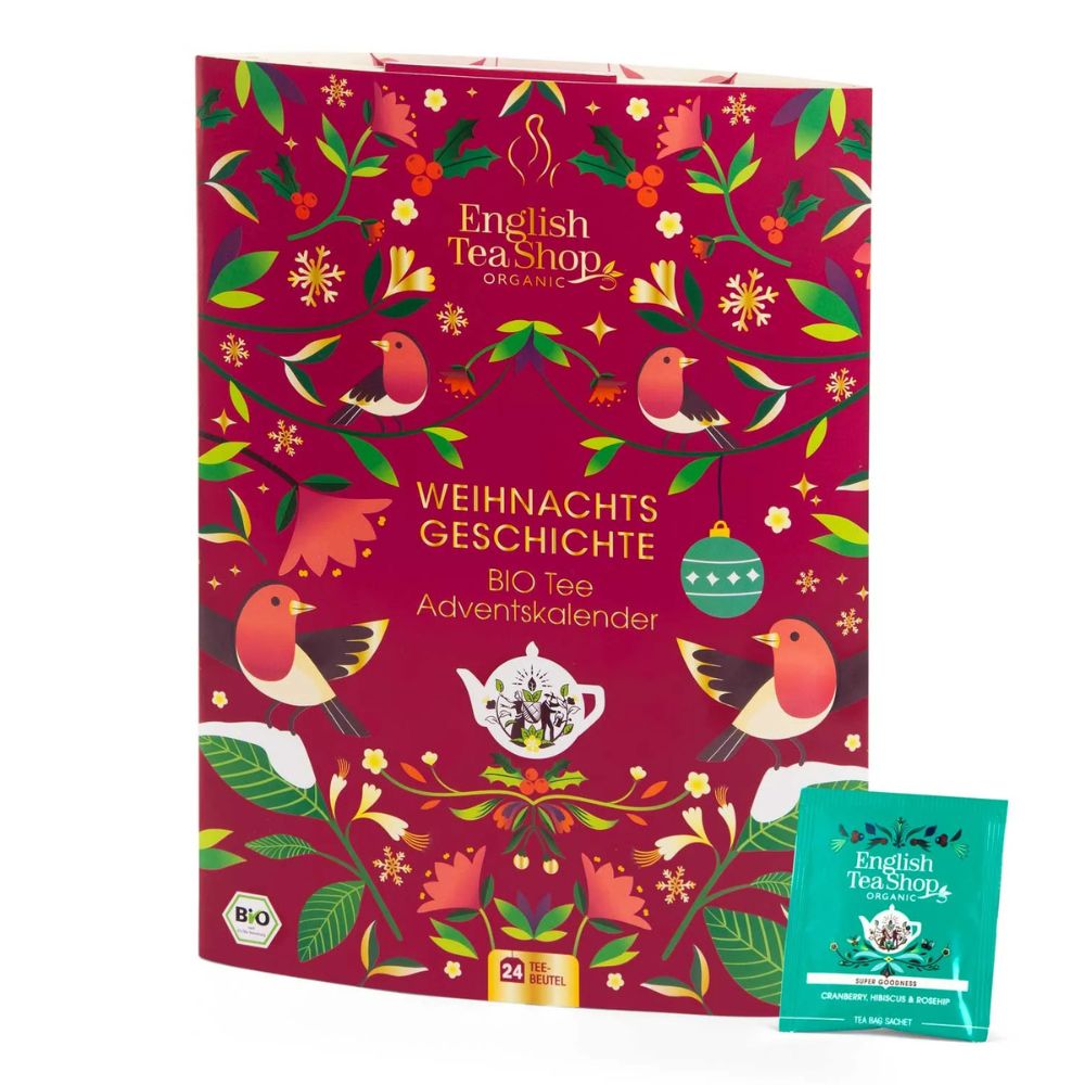 English Tea Shop | Teebuch "Weihnachtsgeschichte" - 24 BIO Teebeutel & Geschichte zum Lesen