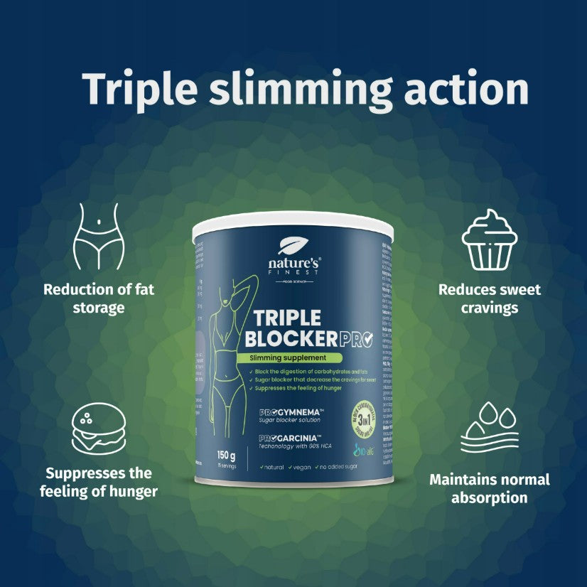 Nature's Finest I Triple Blocker PRO - 3-in-1-Ergänzung zum Abnehmen
