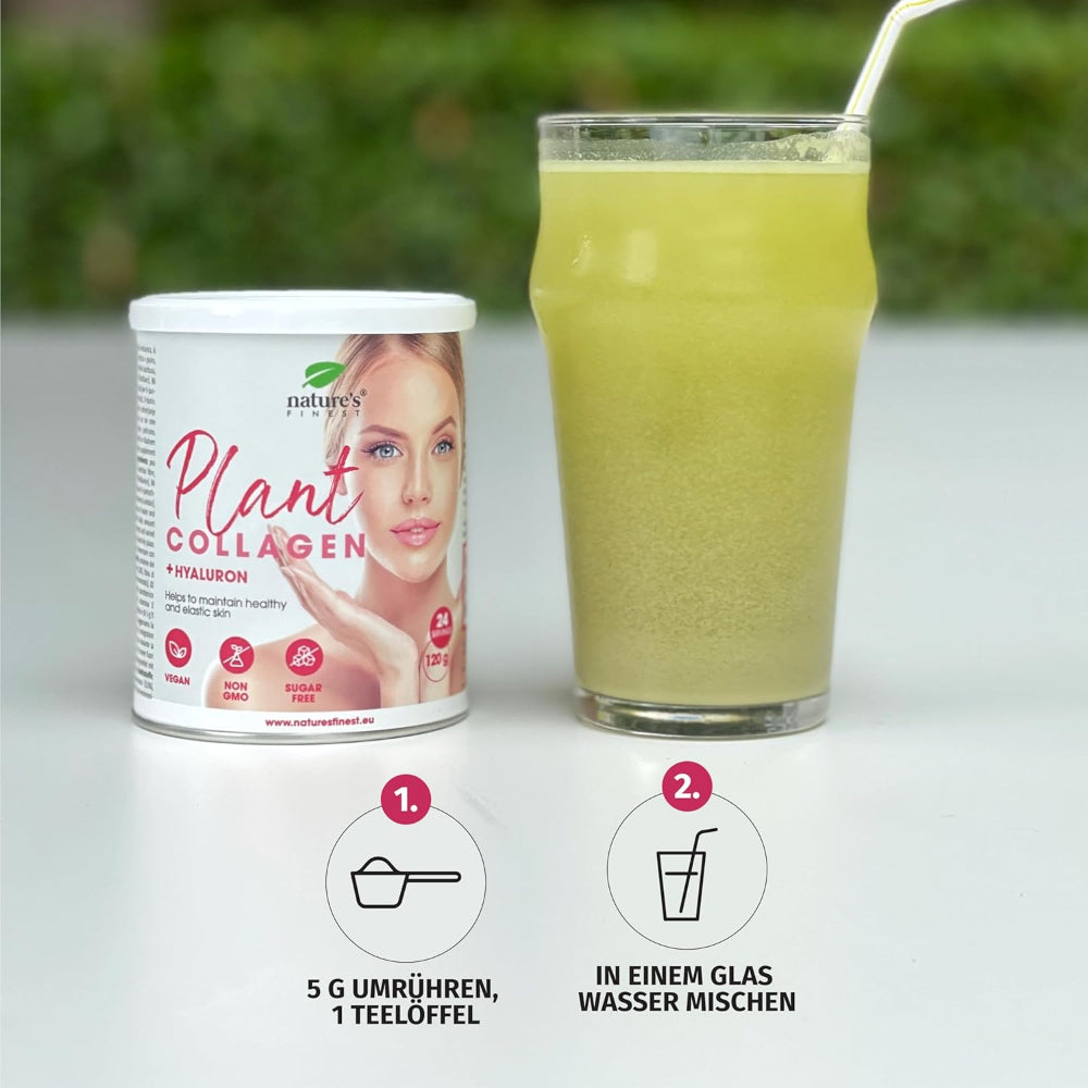 Nature's Finest I Plant Collagen Booster mit Hyaluronsäure