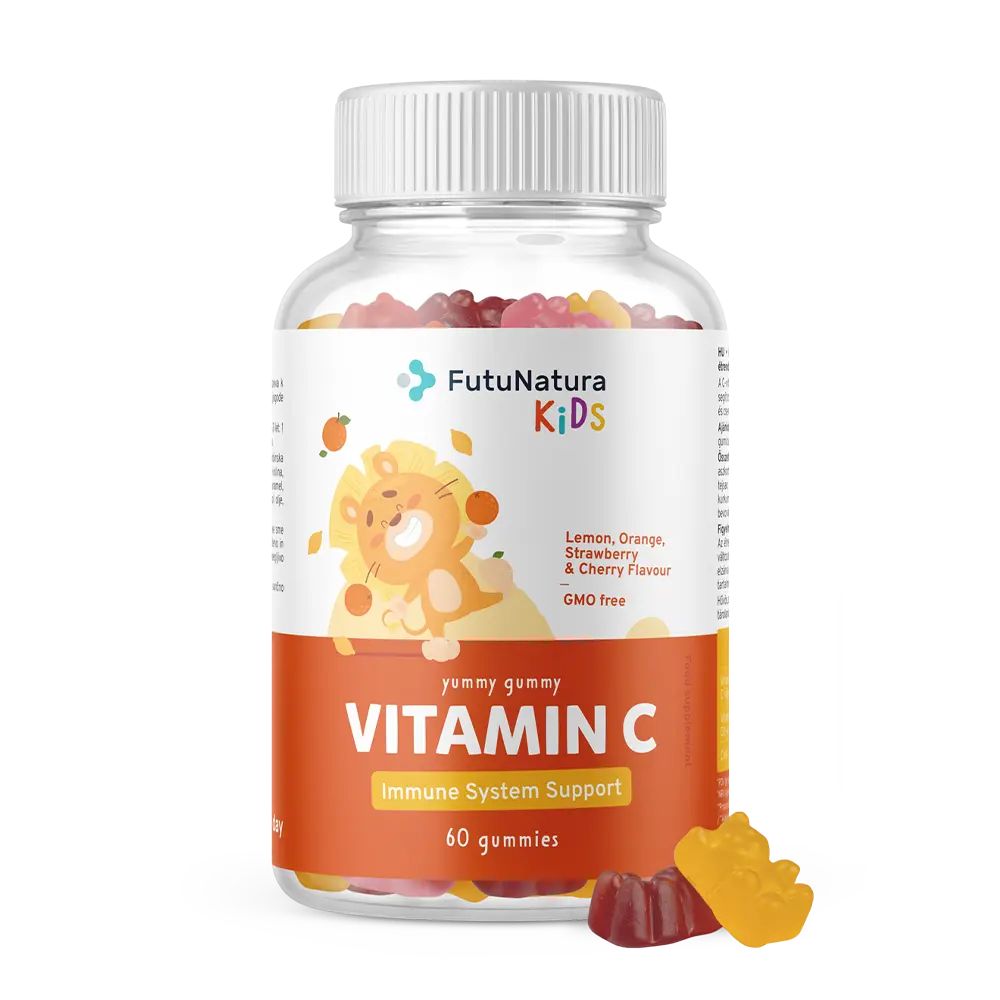 FutuNatura | Vitamin C Gummies für Kinder - zur Stärkung der Immunität - 60 / 180 Stück