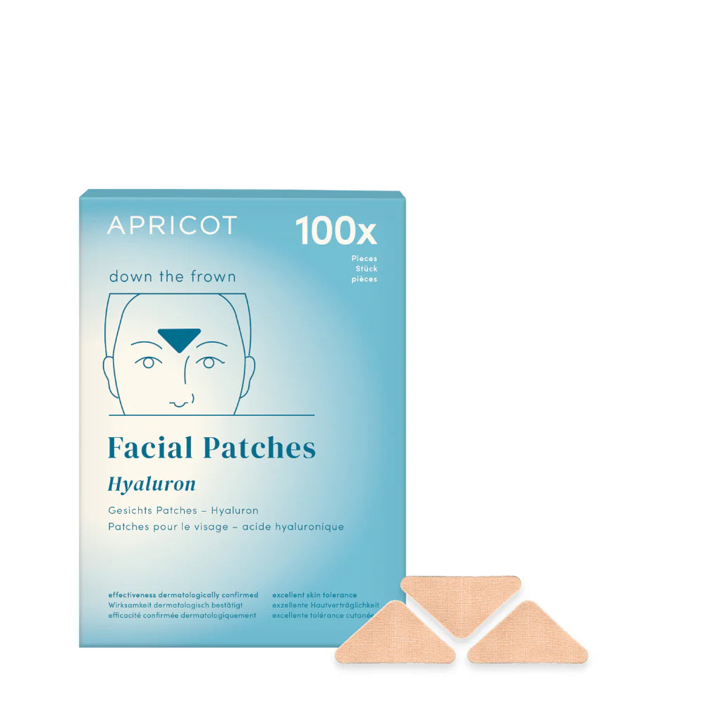 APRICOT I Zornesfalten Pads mit Hyaluron - Beige - 100 Behandlungen