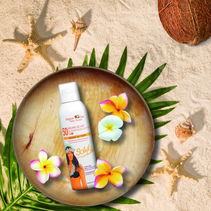 Soleil des Iles | Sonnenschutz-Milchspray mit Kokosduft - SPF50