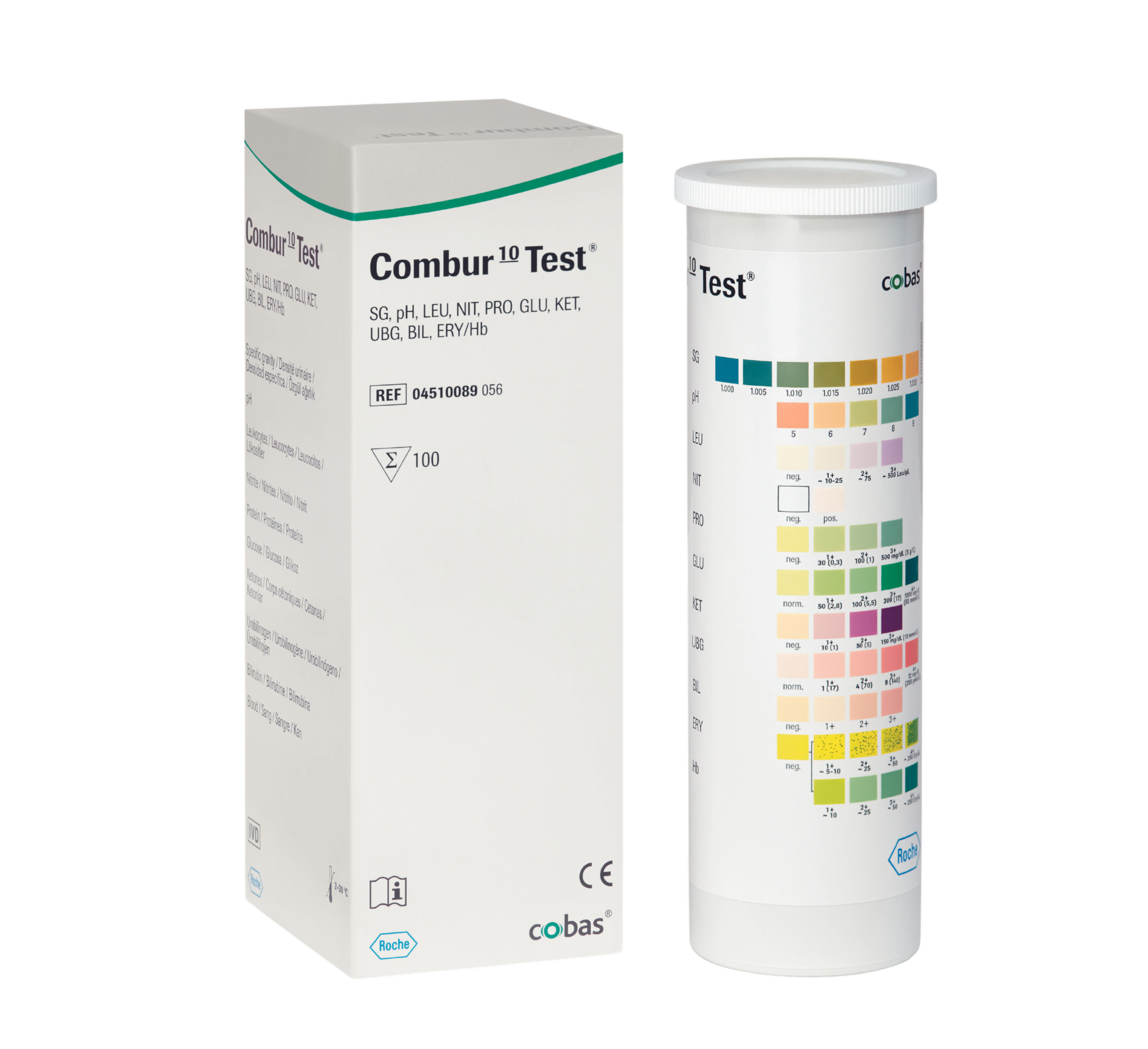 Roche | Combur 10 Test® - 100 Urinteststreifen