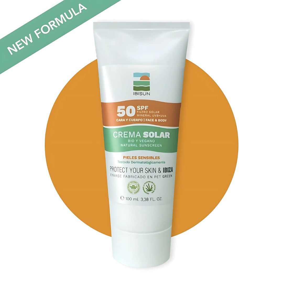 IBISUN | Natürlicher mineralischer Sonnenschutz - 50 LSF BIO VEGAN - 100ml