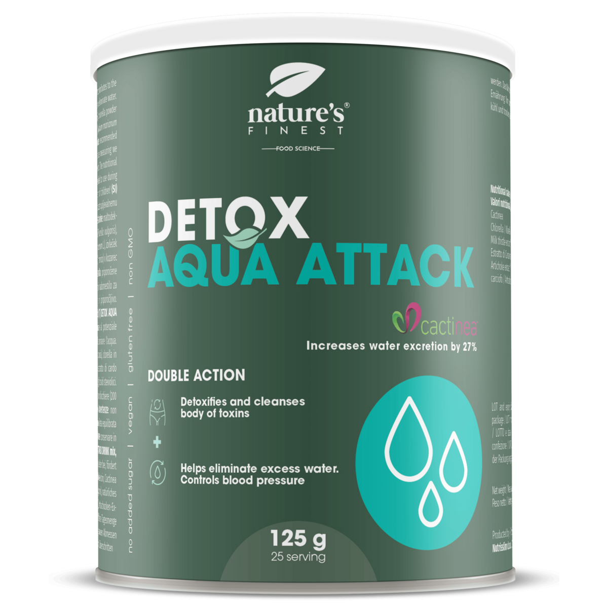 Nature's Finest I Detox AquaAttack für Entwässerung und Abnehmen