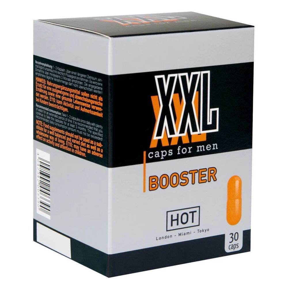 HOT | XXL Caps Booster for Men - Ausdauer, Potenz und Leistungsfähigkeit - 30 Stück