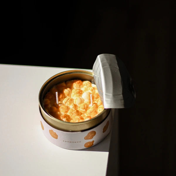 Kerzen Dose Karamell-Popcornduft| CandleCan | Duftkerze Karamell-Popcorn