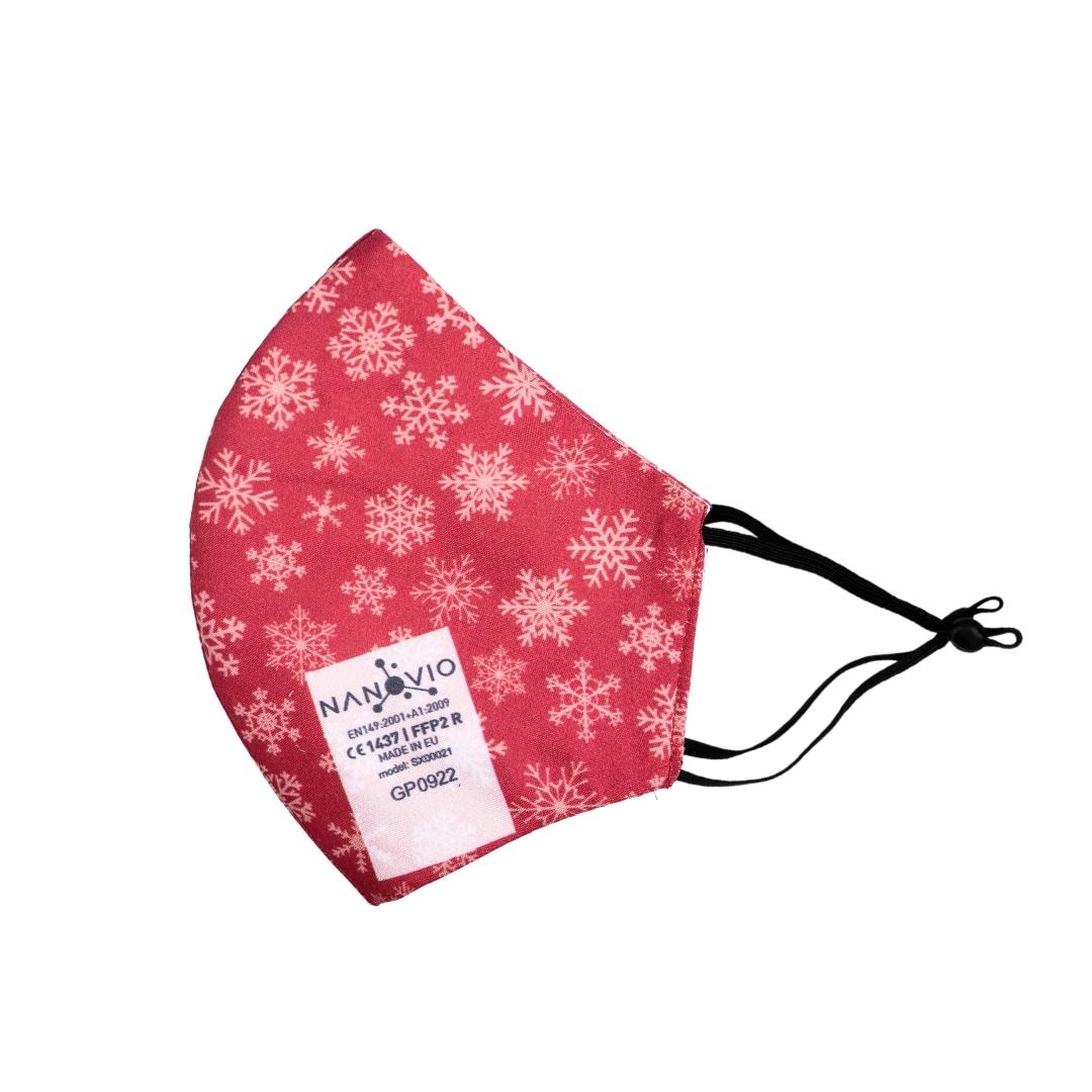 Nanovio FFP2 Maske wiederverwendbar I Christmas Edition I Nano Maske aus Europa