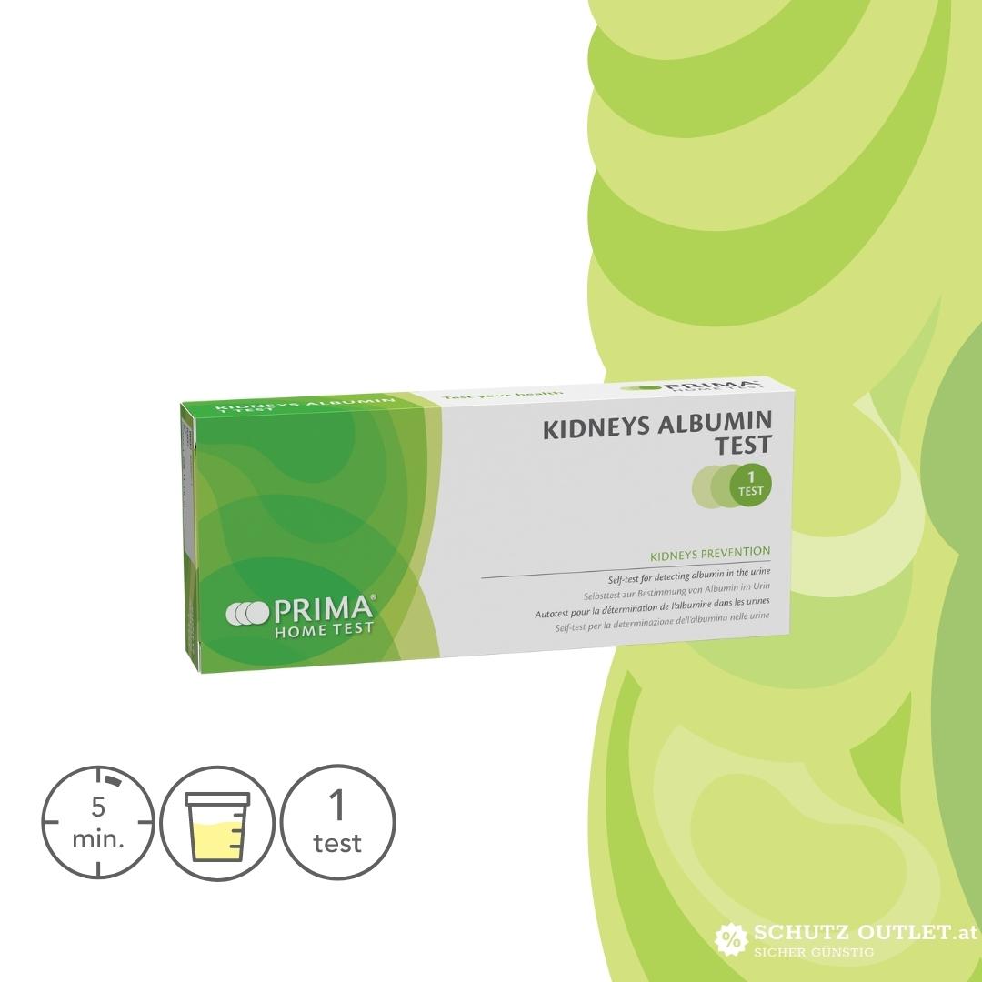 PRIMA | Nieren Albumin Home Test | Selbsttest zur Bestimmung von Albumin