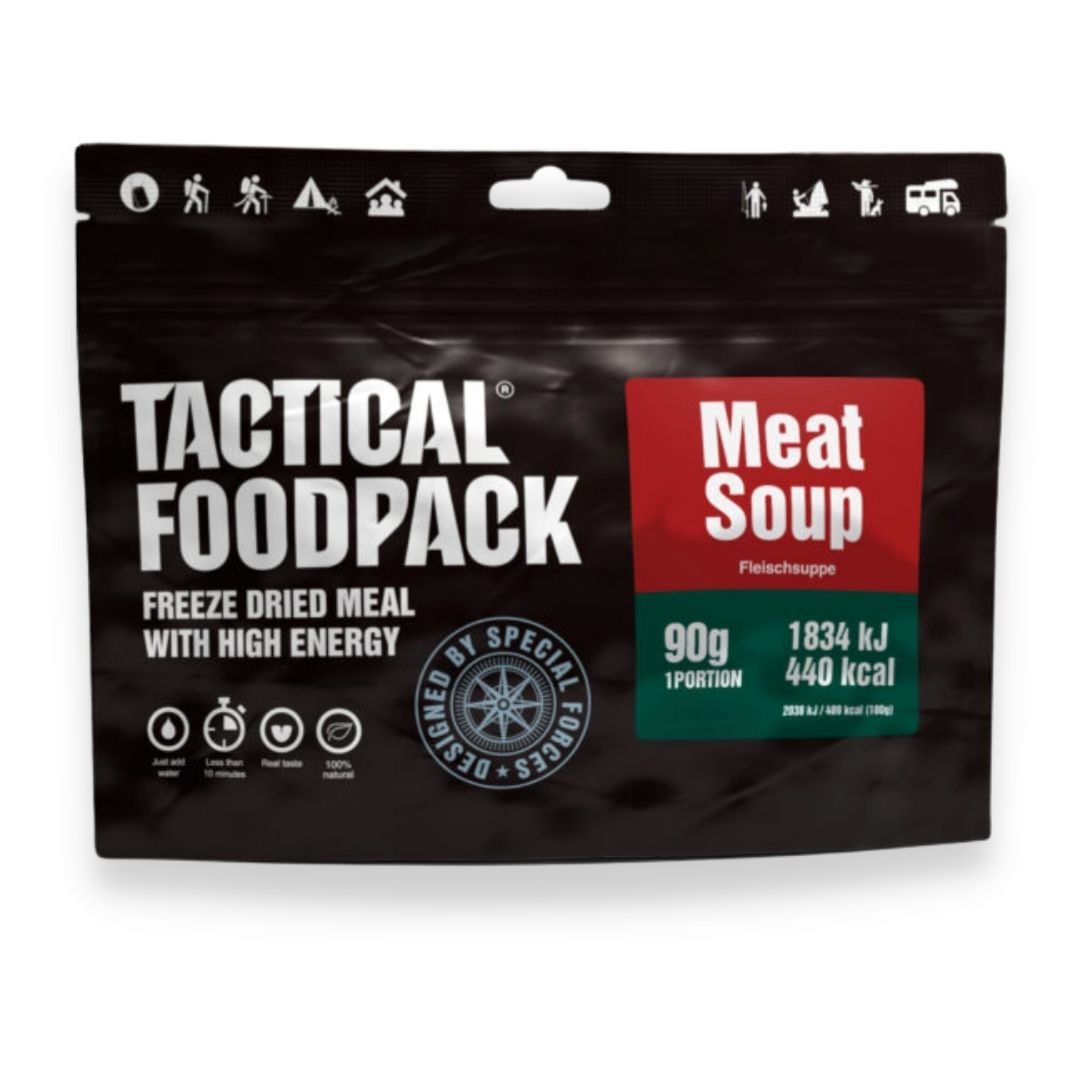 Tactical Foodpack | Meat Soup 440 kcal | Klassische Fleischsuppe