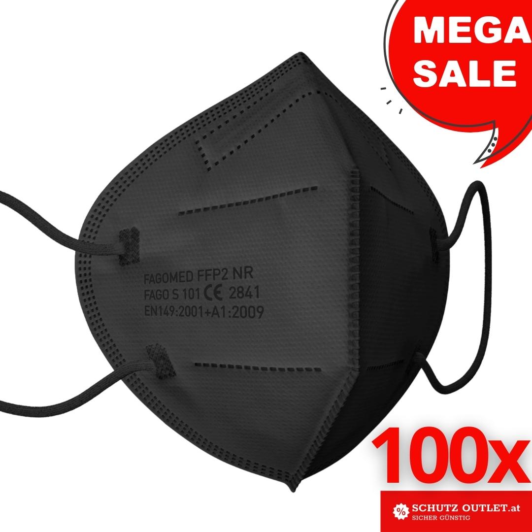 FFP2 Schwarz I Großpackung I Bunte FFP2 I ab 0,55€/Stück