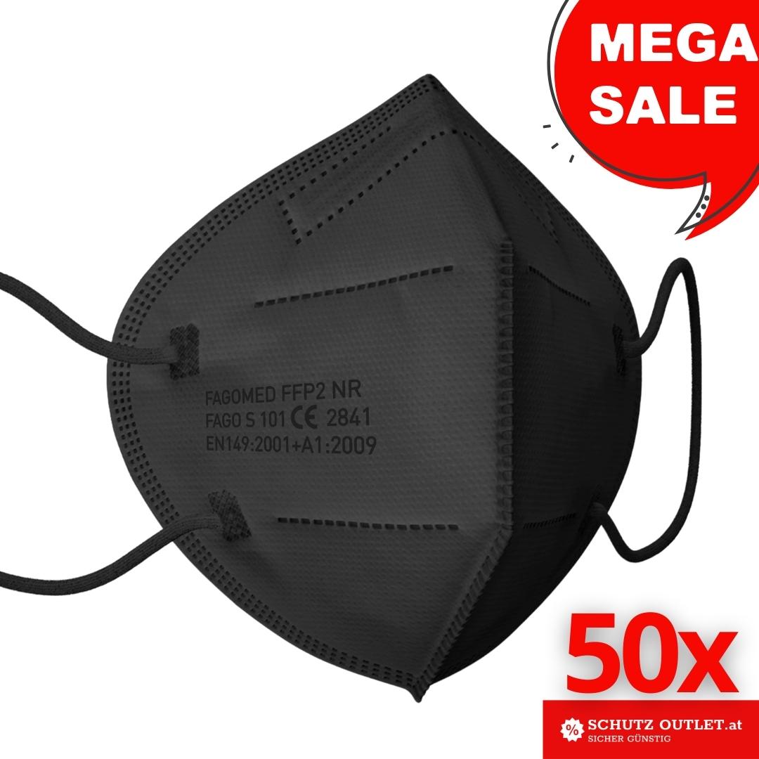 FFP2 Schwarz I Großpackung I Bunte FFP2 I ab 0,55€/Stück