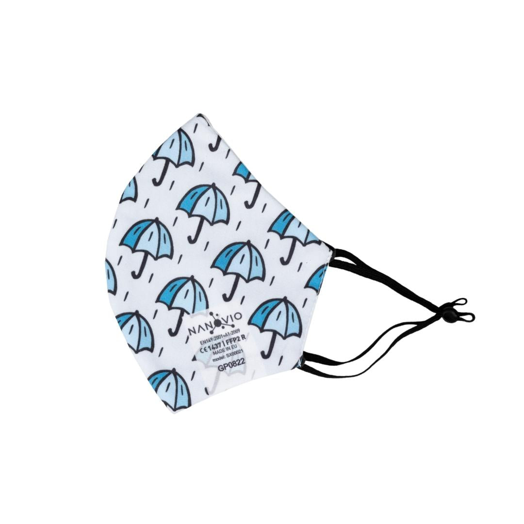 Nanovio FFP2 Maske wiederverwendbar I Rainy Day Autumn I Nano Maske aus Europa