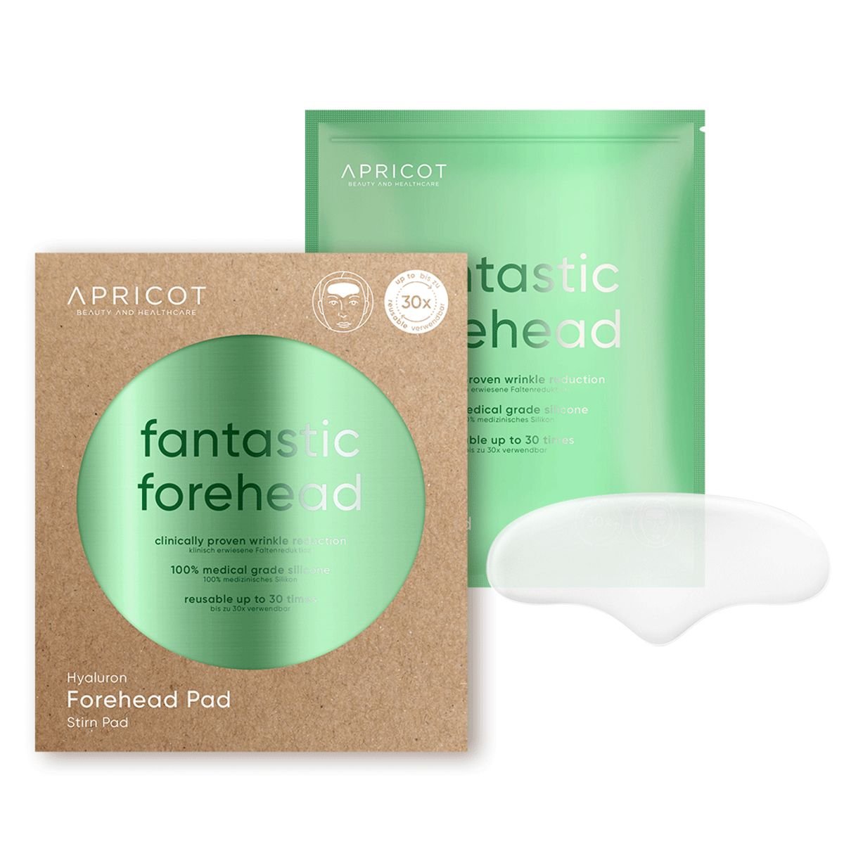 APRICOT I Stirn Pad "fantastic forehead" mit Hyaluron - 30 Behandlungen